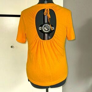 EUC Mime Britton Open-Back T in Orange